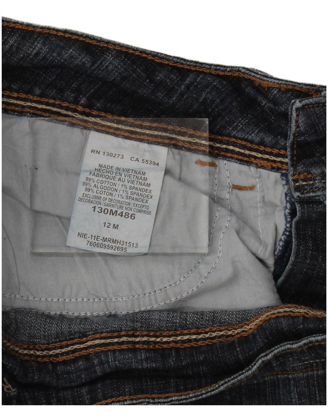Lee Womens Riders Bootcut Jeans US 12 Large W30 L30 Navy Blue Bomuld
