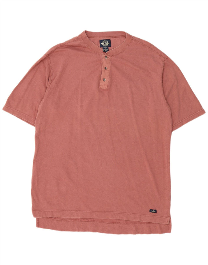 Dockers herre poloshirt stor pink bomuld