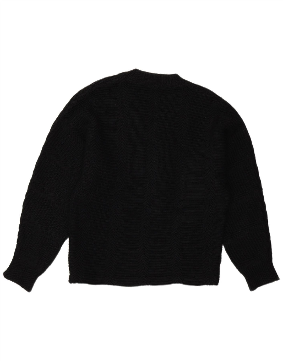 Vintage herre V-hals sweater stor sort
