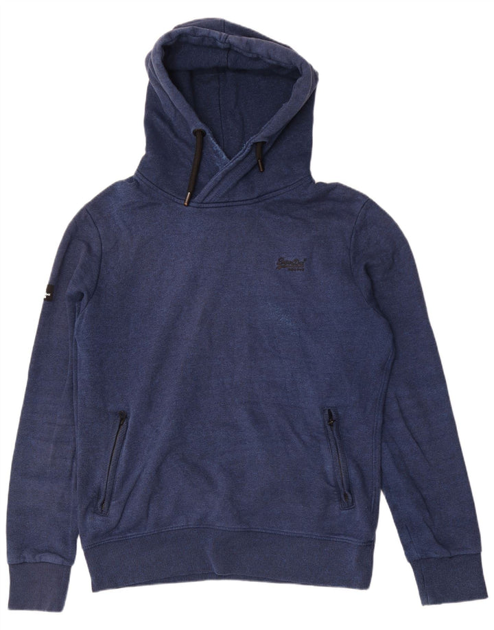Superdry Hættetrøje til mænd XL Blå bomuld