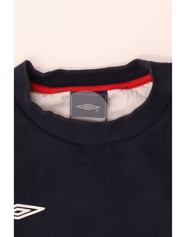 Umbro Herre Sweatshirt Jumper Large Navy Blue