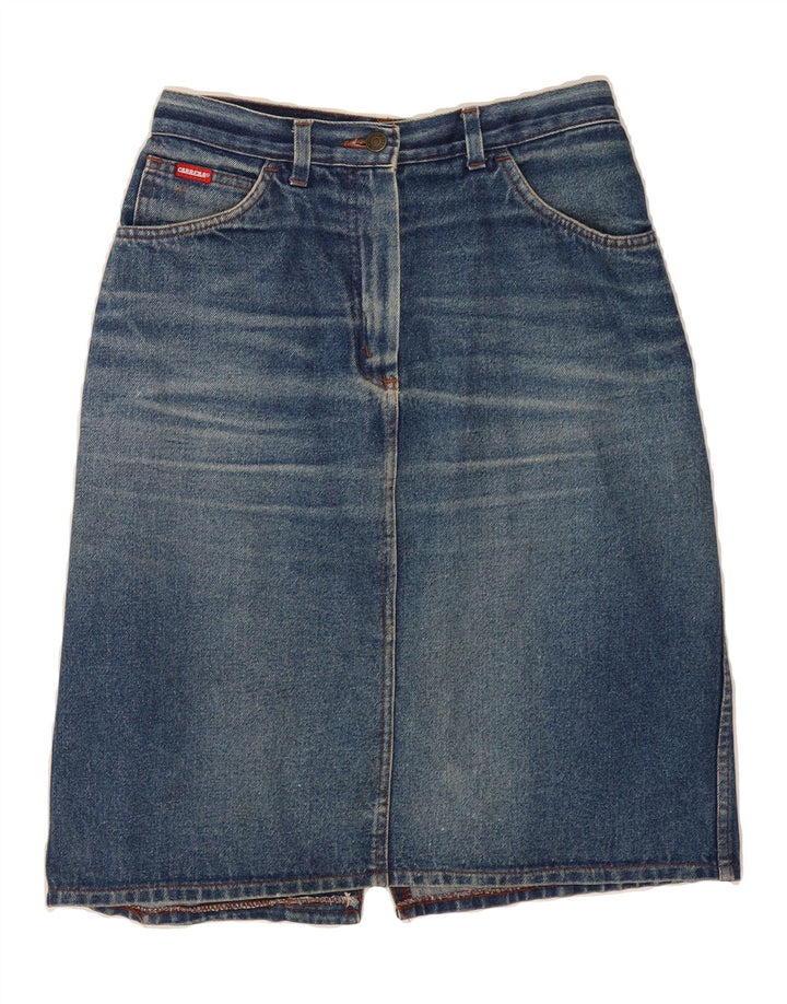 CARRERA Womens Denim Skirt W29 Medium Blue Cotton Vintage Carrera and Second-Hand Carrera from Messina Hembry 