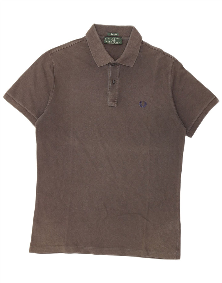 Fred Perry Herre Slim Fit Polo Shirt Stor Grå Bomuld