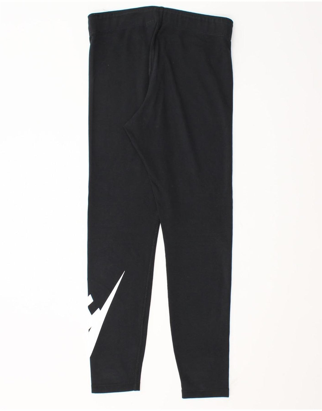 Nike Dame Grafiske Leggings UK 10 Small Black Bomuld