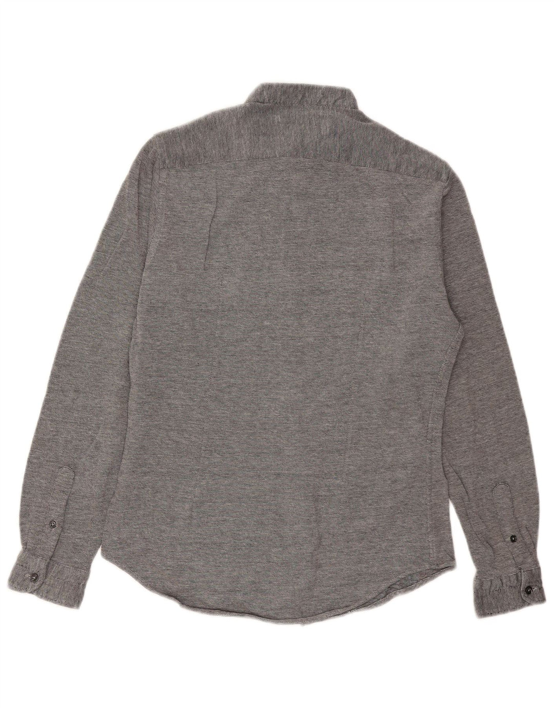 Zara herre Slim Fit skjorte mellemgrå bomuld