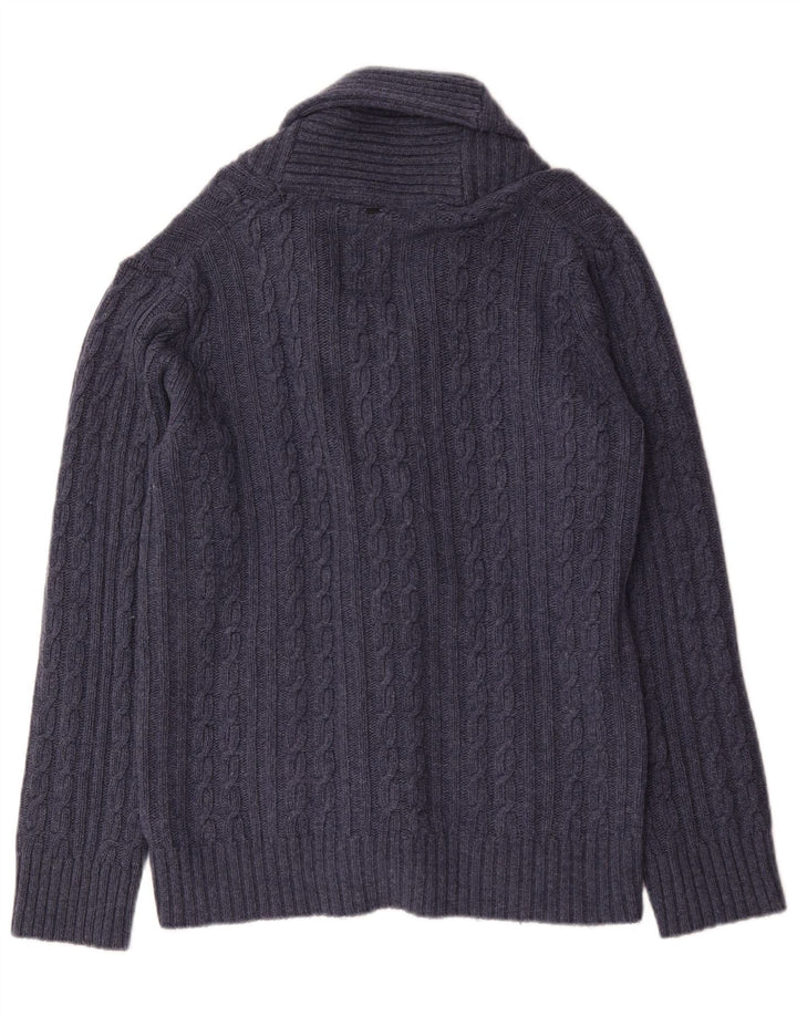 G-Star Herre cardigan sweater Stor marineblå uld