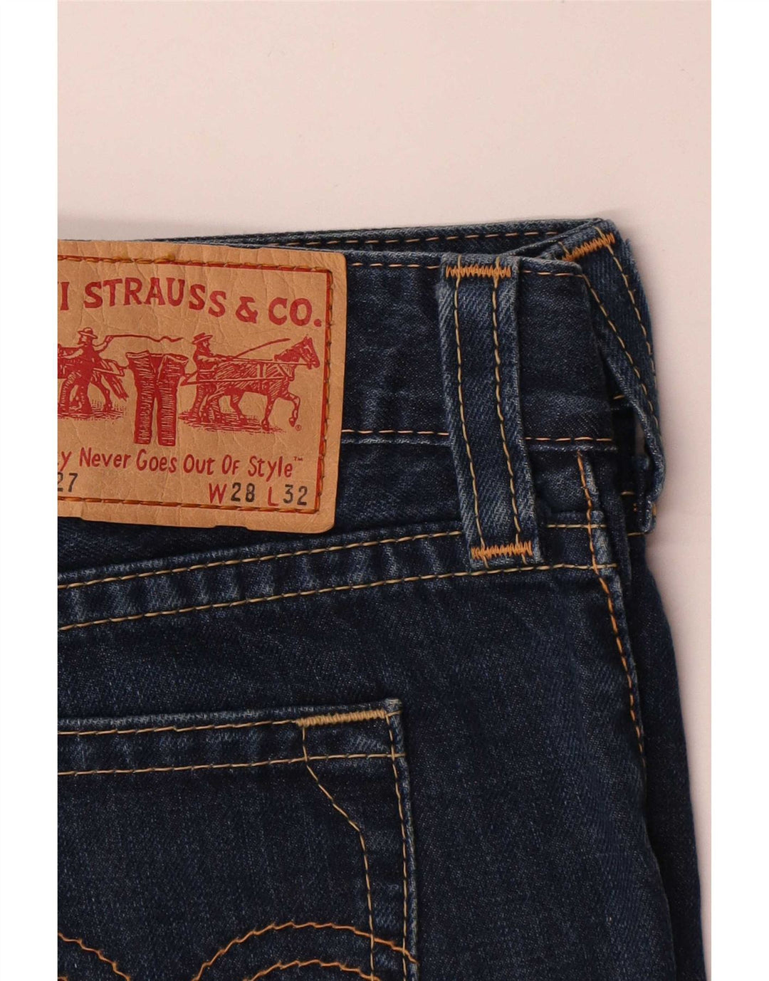 Levi's Womens 927 denimshorts W28 Medium Navy Blue