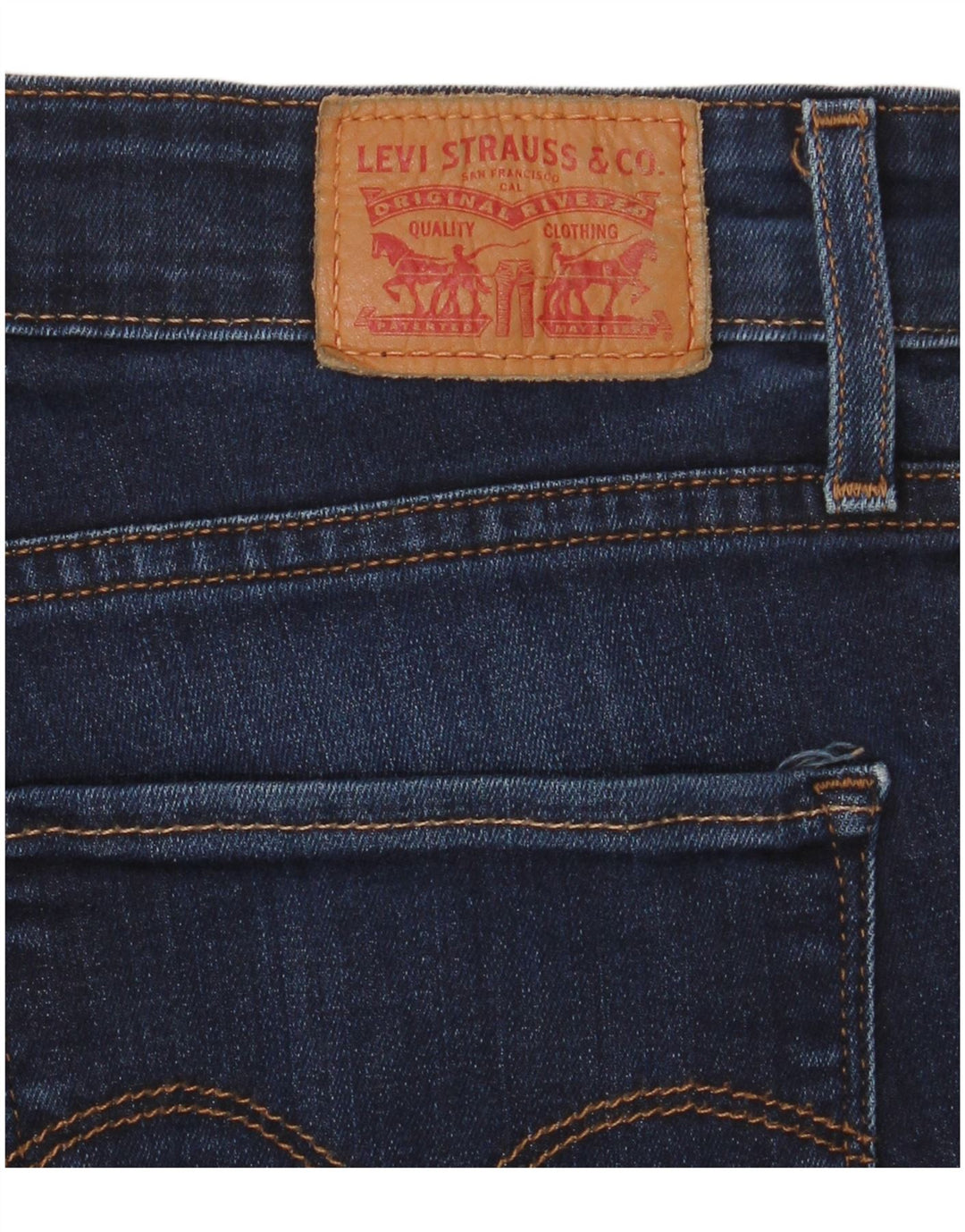 Levi's Skinny Jeans til kvinder W28 L29 Marineblå