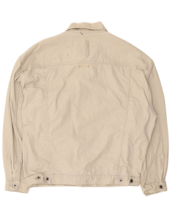 EDDIE BAUER Bomberjakke til mænd UK 38 Medium Beige Bomuld