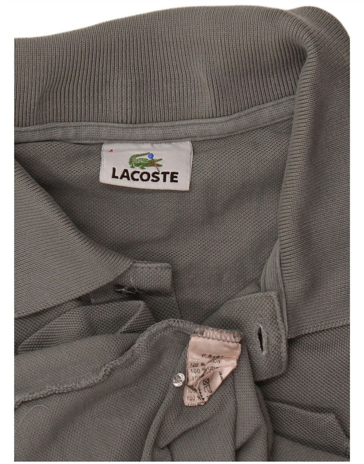 Lacoste herre poloskjorte str. 4 Medium grå bomuld
