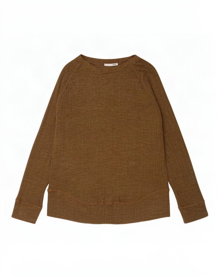 Zara Dametop Langærmet UK 14 Medium Khaki