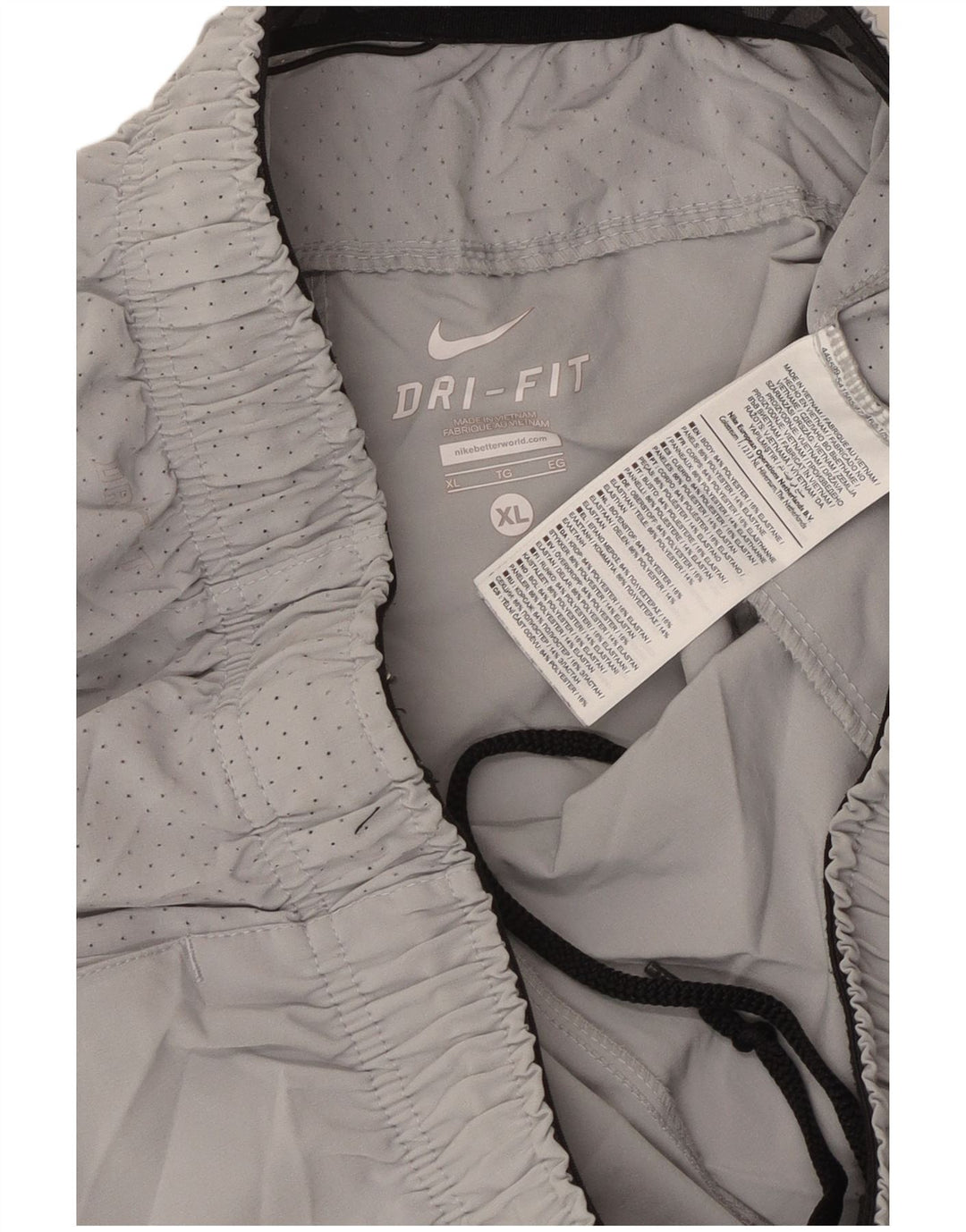 NIKE Herre Dri Fit grafiske sportsshorts XL Grå polyester