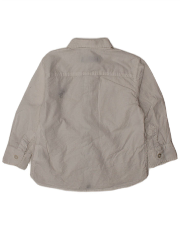 CESARE PACIOTTI 4US Baby Drengeskjorte 9-12 måneder Hvid bomuld