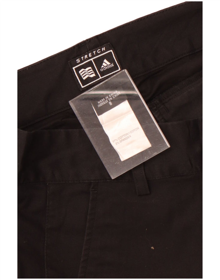 Adidas Bermuda Shorts til kvinder US 8 Medium W32 Sort Bomuld