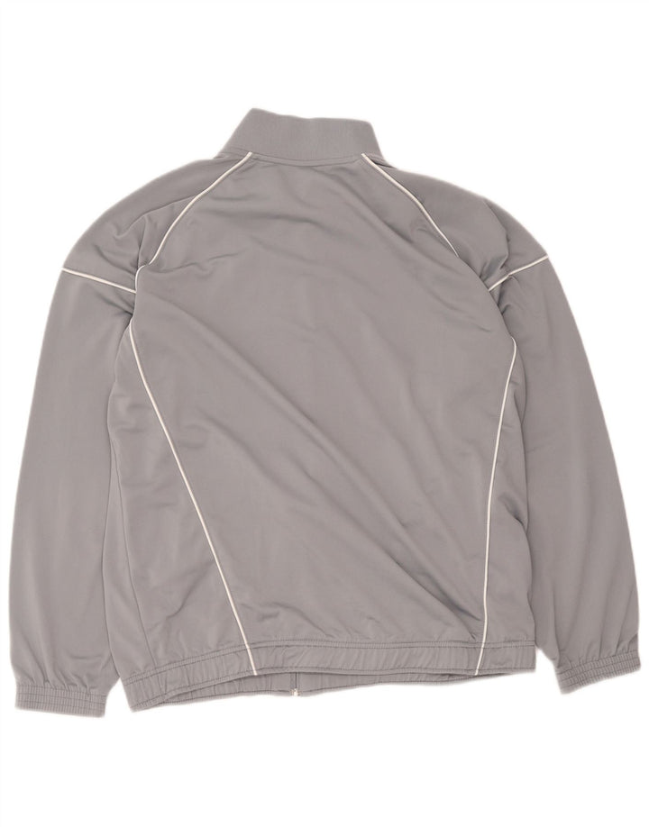 Nike træningsdragt til mænd, topjakke UK 41/43, stor grå polyester