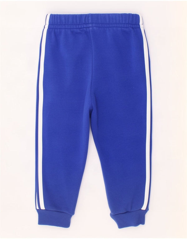 Adidas Baby Boys Joggers Træningsdragt Bukser 3-6 Måneder Blå Bomuld
