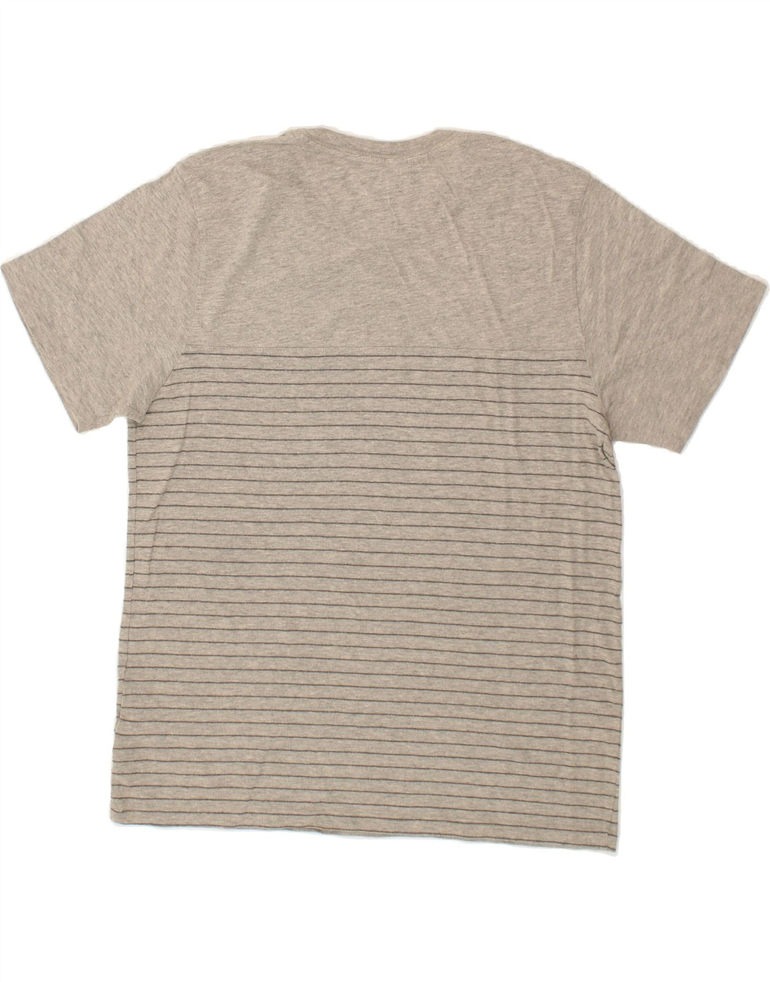 HURLEY Mens T-Shirt Top Medium Grey Pinstripe Cotton Vintage Hurley and Second-Hand Hurley from Messina Hembry 