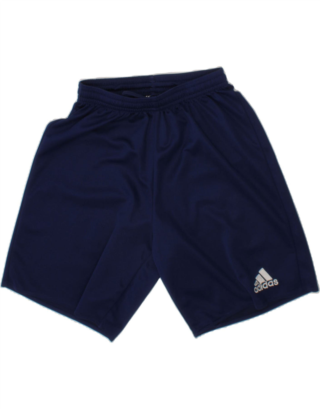 ADIDAS Boys Sport Shorts 9-10 Years XS  Navy Blue Polyester Vintage Adidas and Second-Hand Adidas from Messina Hembry 