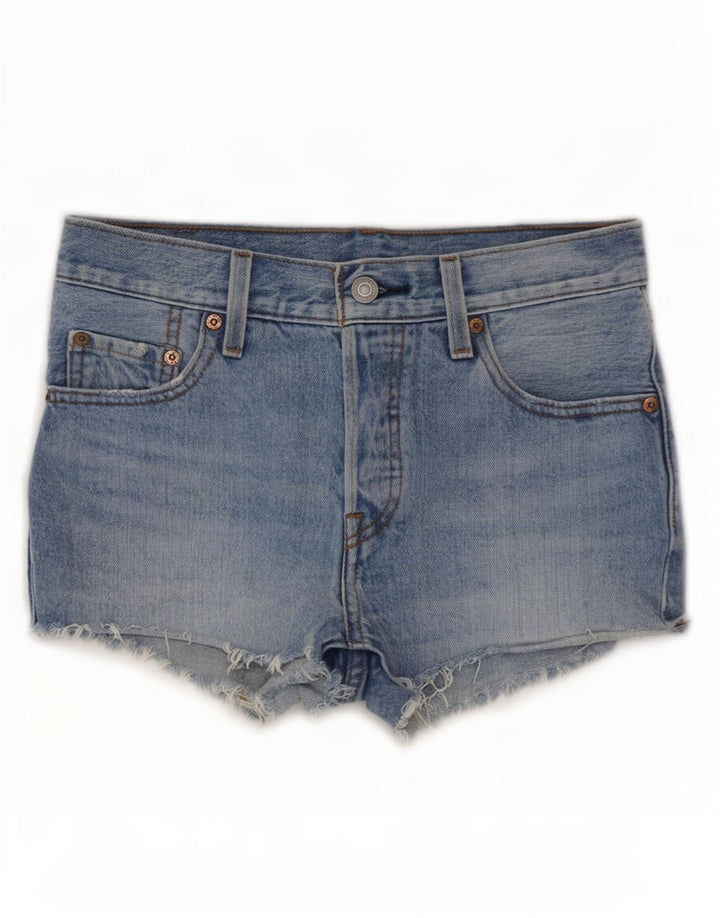 Levi's Womens 501 denimshorts Små W25 blå bomuld