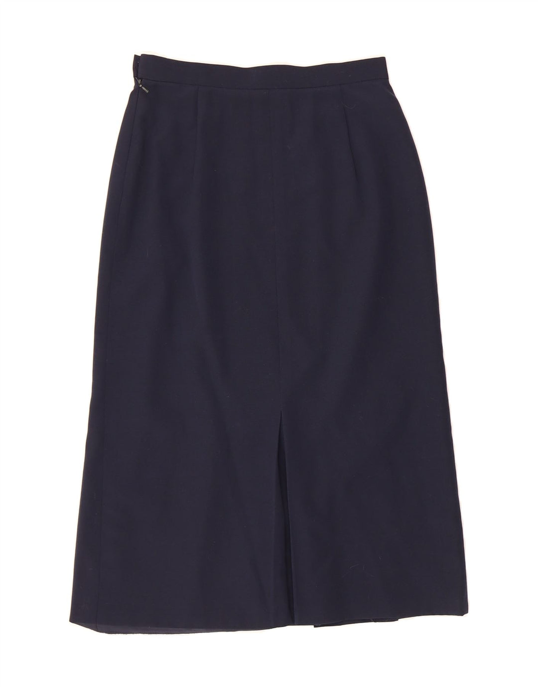 JACQUES VERT Womens Straight Skirt W28 Medium  Navy Blue Polyester Vintage Jacques Vert and Second-Hand Jacques Vert from Messina Hembry 