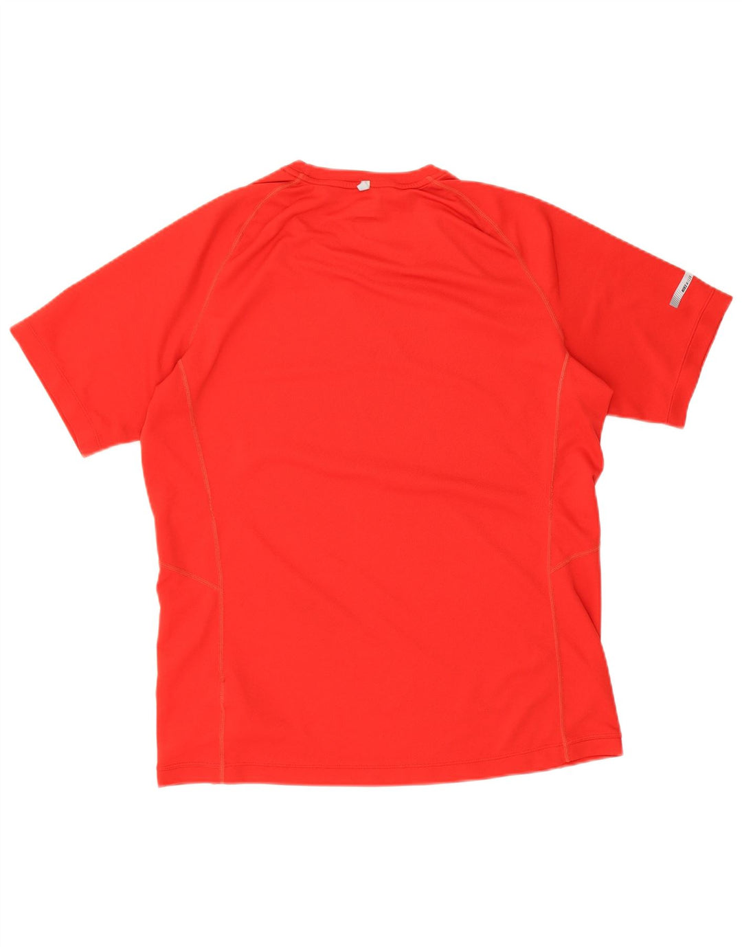 Nike Herre Dri Fit T-Shirt Top Stor Rød Polyester