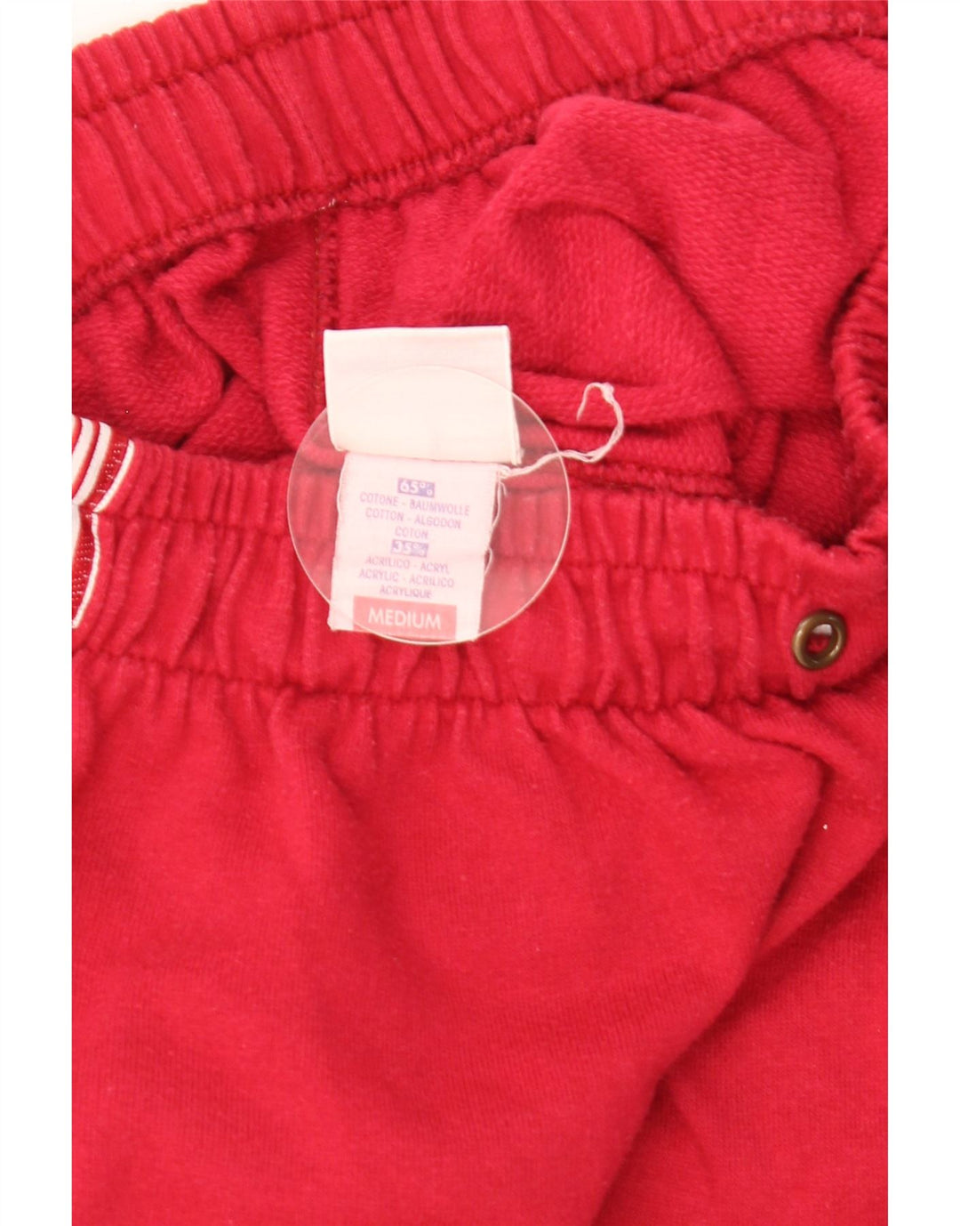 Champion Dame grafisk træningsdragt Bukser UK 12 Medium Red Colourblock