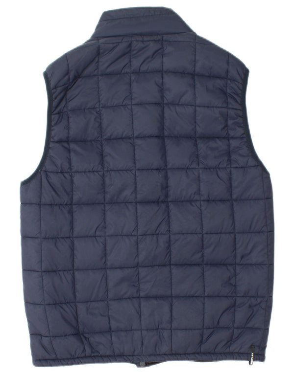REPLAY Boys Polstret Gilet 11-12 år Medium Navy Blue