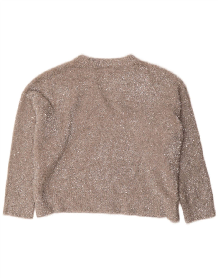 Marks & Spencer dame sweater med rund hals i overstørrelse UK 16 stor grå
