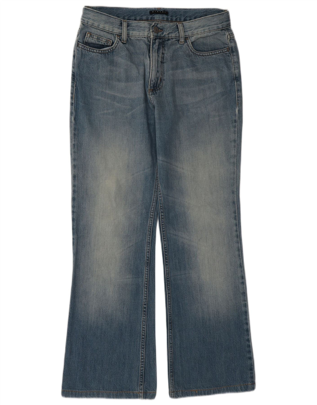 Sisley Dame Bootcut Jeans IT 42 Medium W30 L30 Blå Bomuld