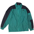 Puma Regnjakke til mænd UK 36 Lille turkis Colourblock Nylon