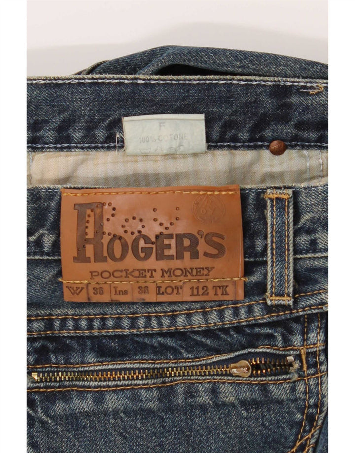 Roy Rogers Straight Jeans til mænd W36 L36 blå bomuld