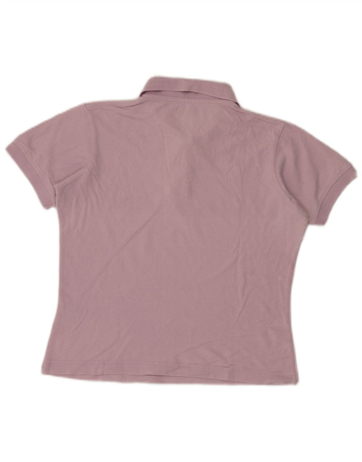 Kappa Dame Oversized Polo Shirt UK 10 Small Pink Bomuld