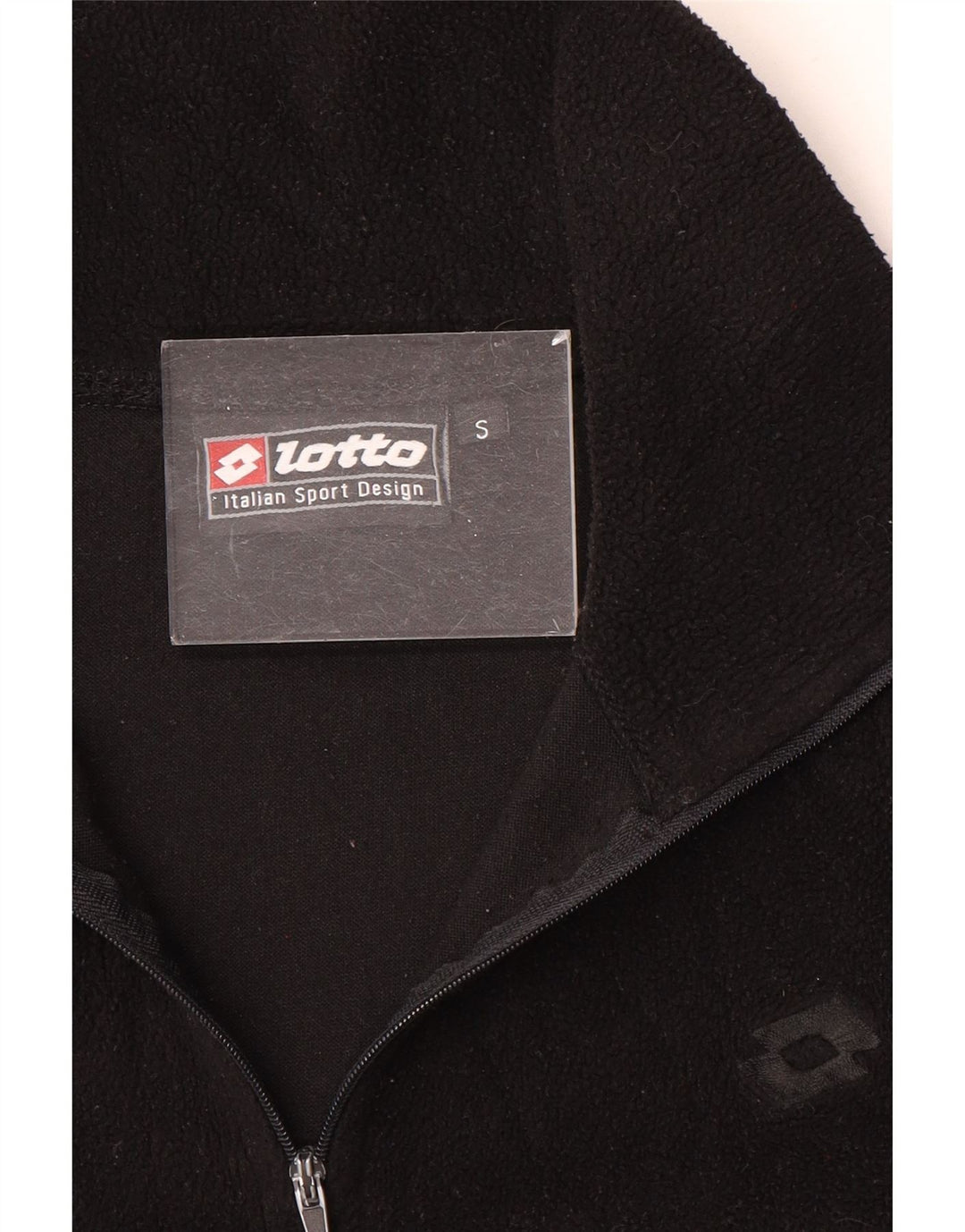 Lotto herre lynlås hals fleece trøje lille sort