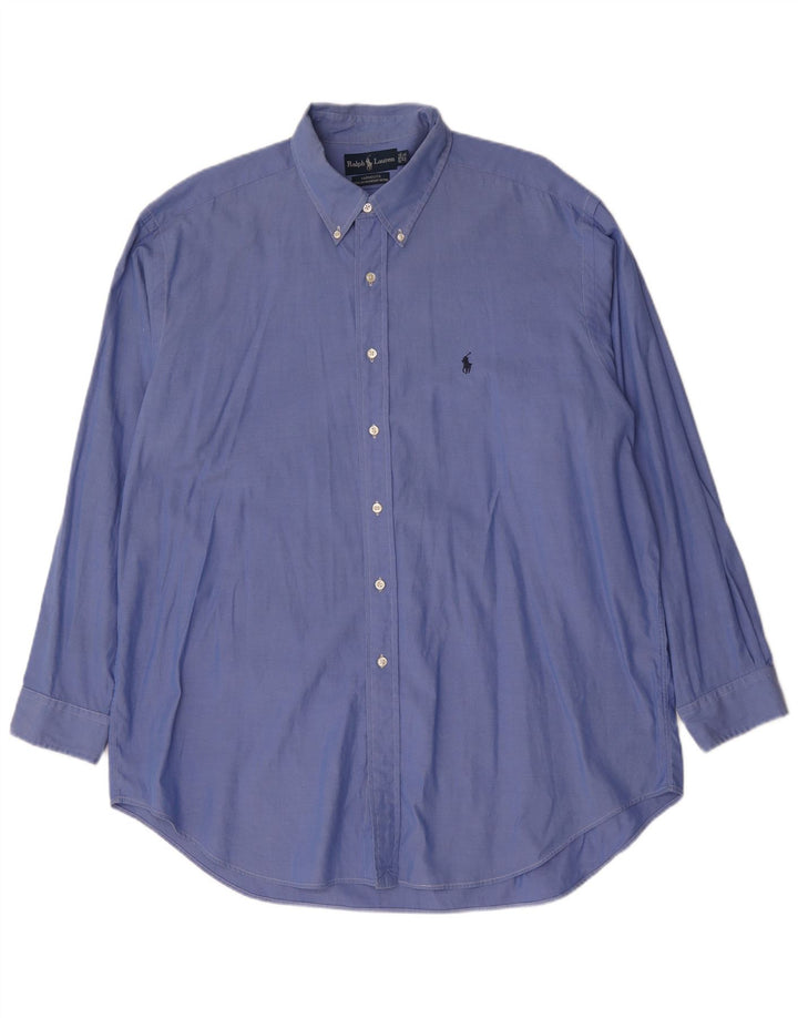 Ralph Lauren Herreskjorte str. 17 1/2 XL Blå Bomuld