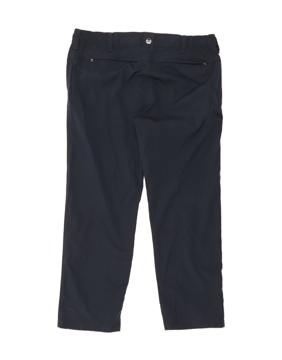 WRANGLER Mens Straight Cargo Trousers W38 L29 Navy Blue Polyester Vintage Wrangler and Second-Hand Wrangler from Messina Hembry 