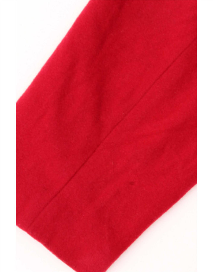 John Lewis Dame Overfrakke UK 18 XL Rød Uld