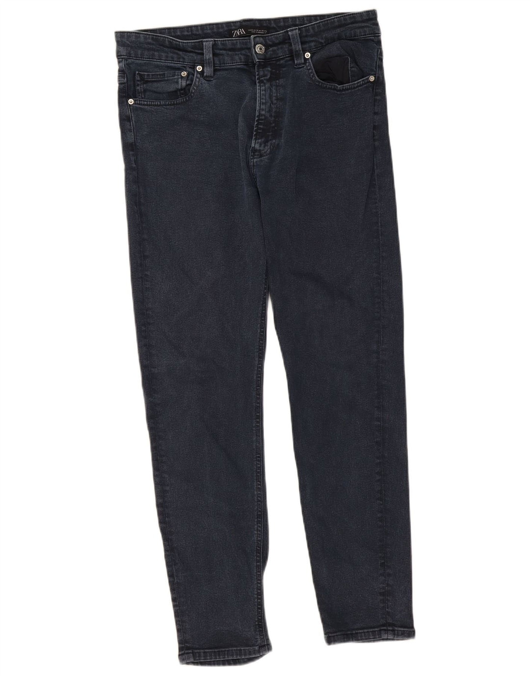 Zara Herre Slim Jeans EU 42 Large W32 L29 Navy Blue