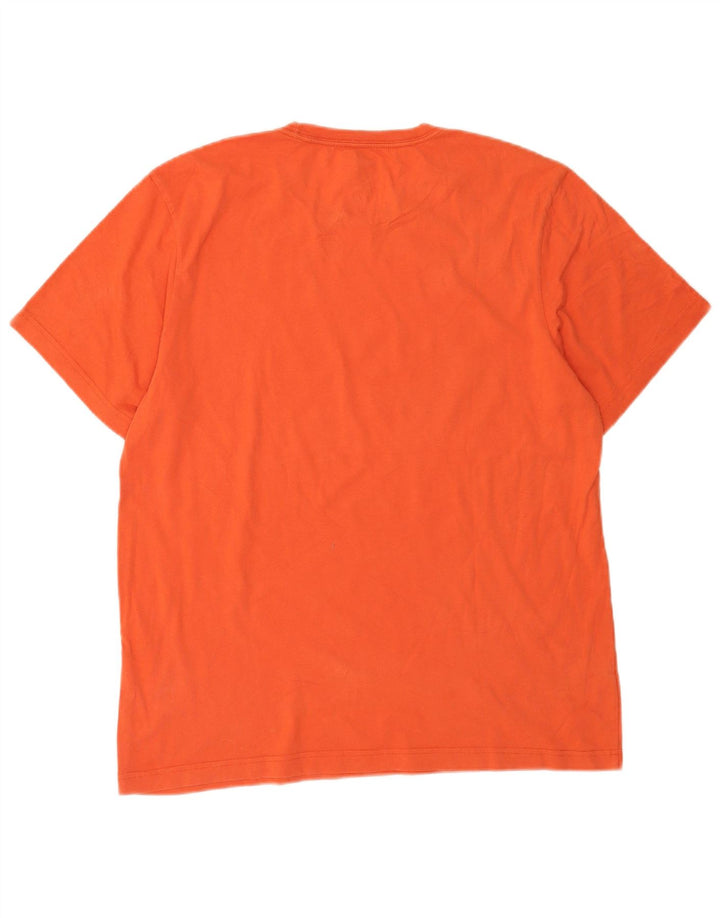 Levi's Herre grafisk T-shirt Top Stor Orange Bomuld