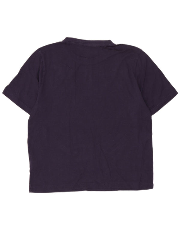 Kappa Herre grafisk T-shirt Top Lille lilla bomuld