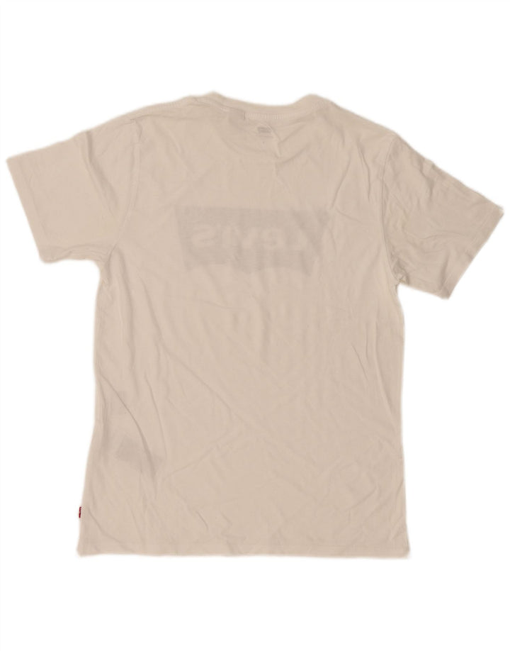 Levi's Herre grafisk T-shirt Top Lille hvid bomuld