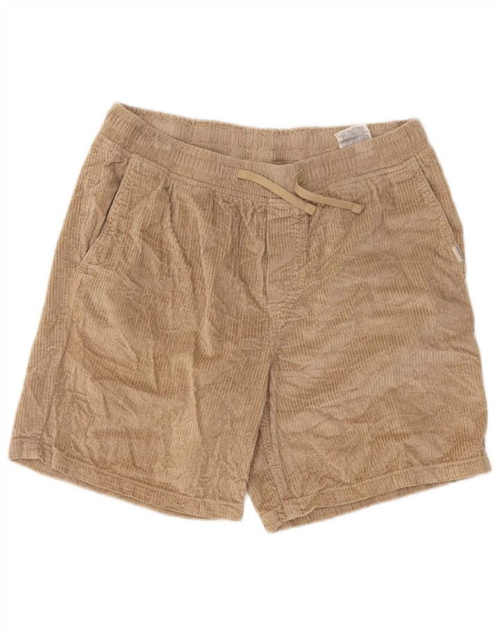 Jack & Jones Herre Corduroy Shorts Medium W36 Beige Bomuld