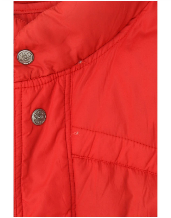 DOLOMITE Mens Padded Gilet UK 36 Small Red