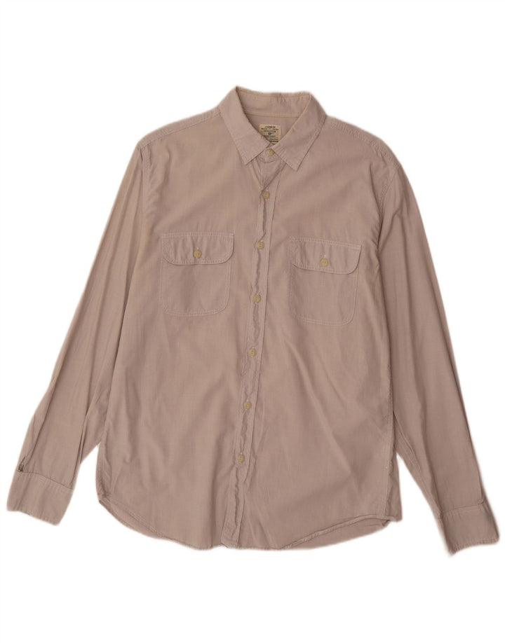 J. Crew Herreskjorte Medium Beige Bomuld