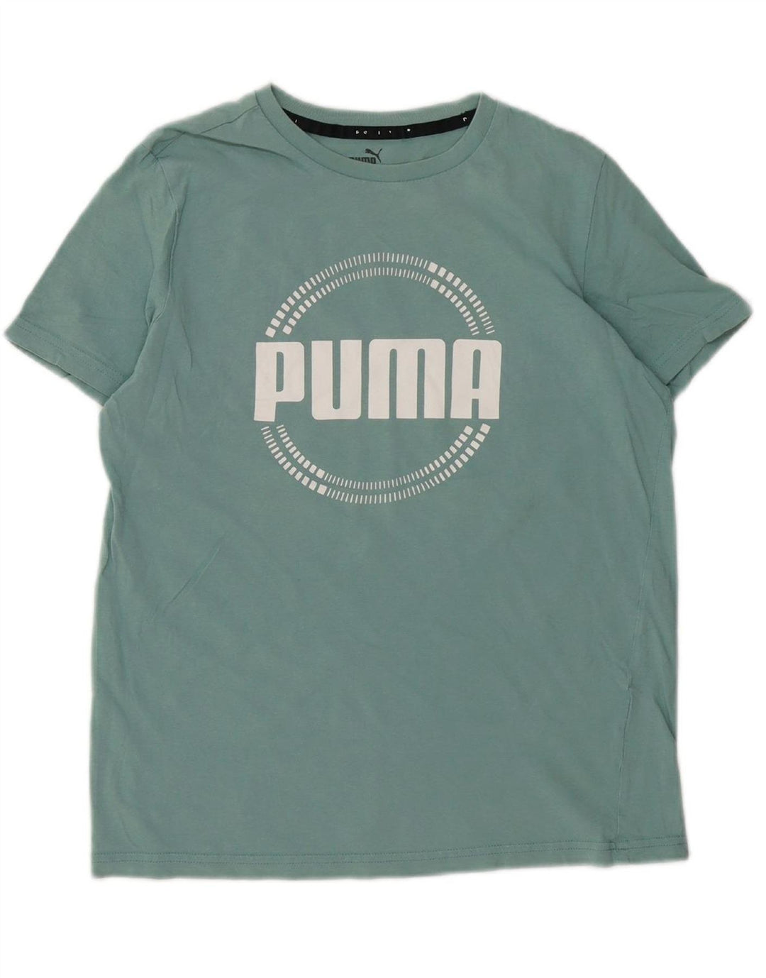 PUMA Boys Graphic T-Shirt Top 13-14 Years Green
