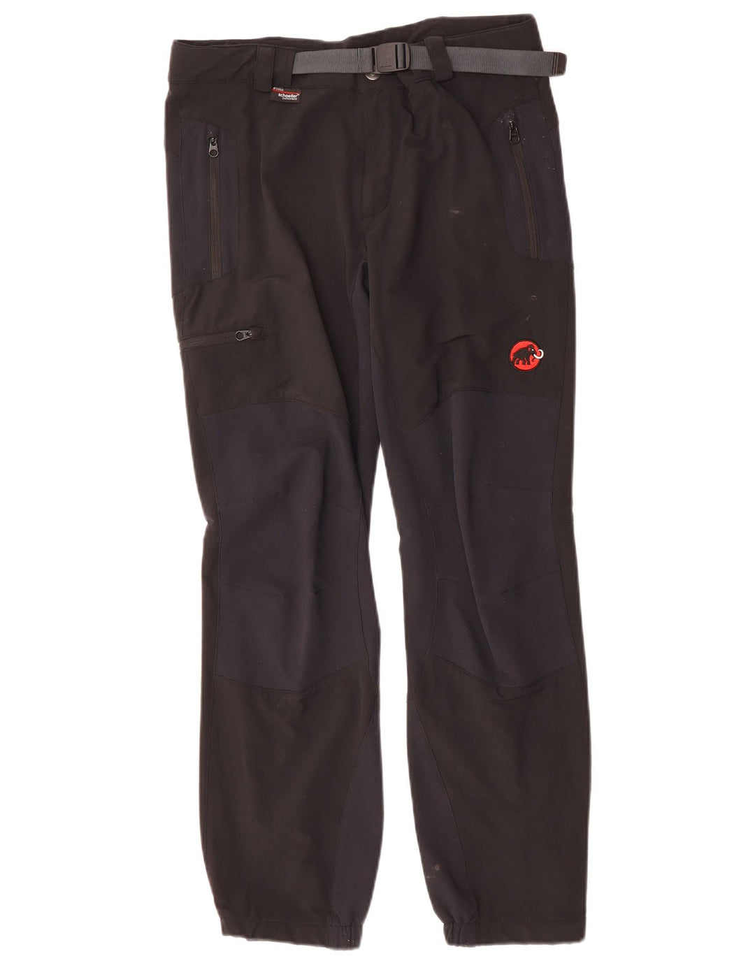 MAMMUT Dame Lige Cargo Casual Bukser W32 L30 Sort Colourblock
