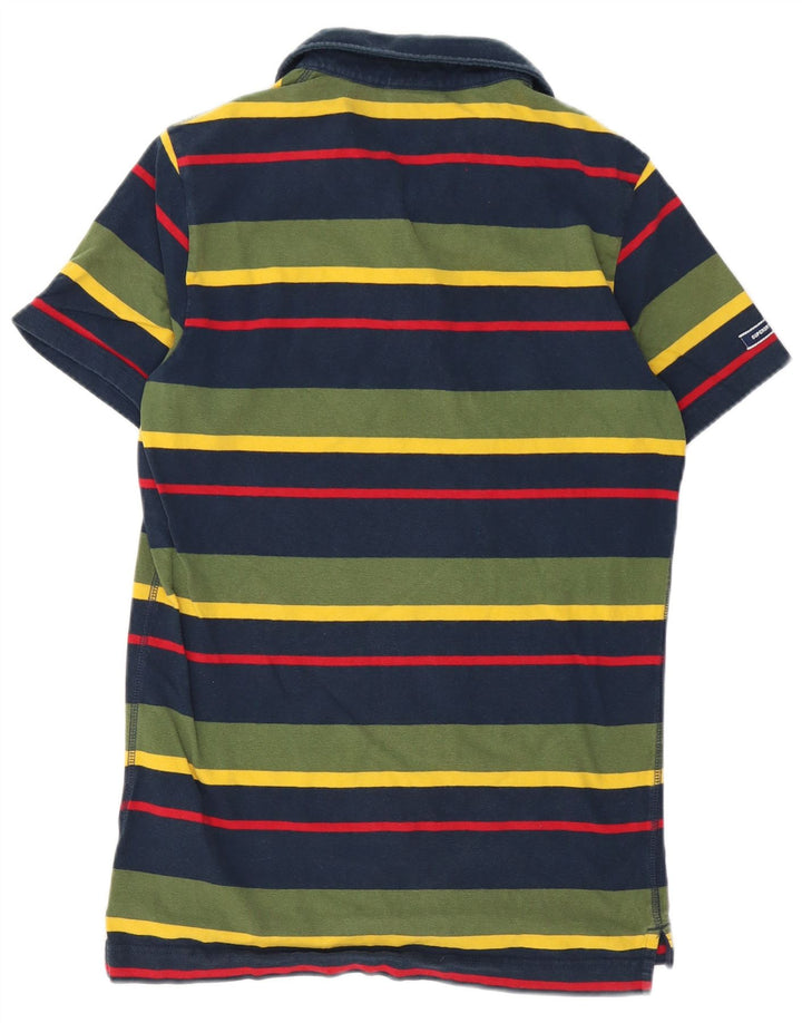 Superdry herre poloshirt Lille flerfarvet stribet bomuld