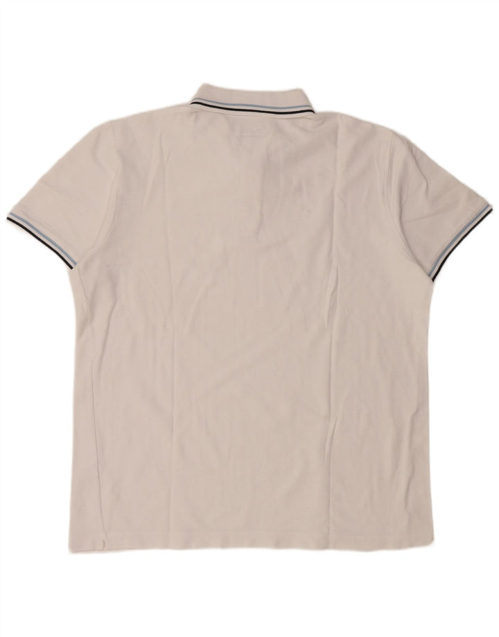 Lotto Herre poloshirt XL Hvid Bomuld