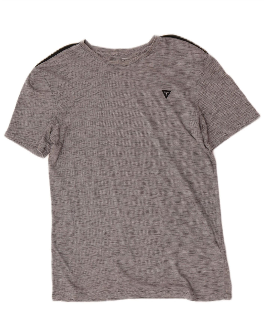 Guess Herre T-Shirt Top Stor Grå Flecked Polyester