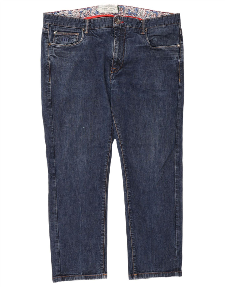 Henry Cottons Dame Crop Slim Jeans W36 L26 Blå