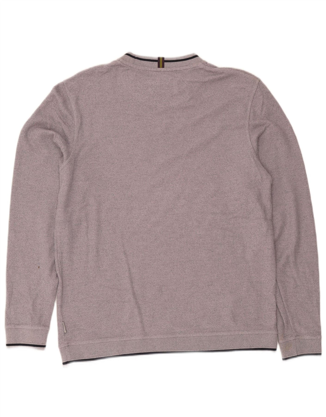 Ted Baker Herre Sweatshirt Jumper Størrelse 4 Stor Lilla Bomuld